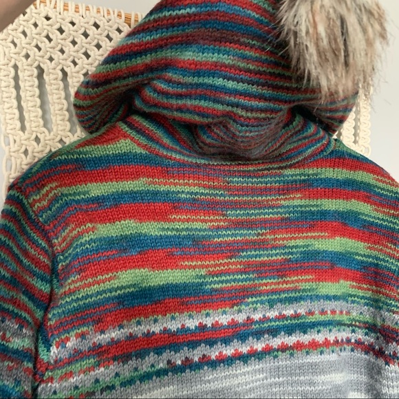 Laundromat Handmade in Nepal 100% Wool Zip Hoodie - Picture 14 of 16